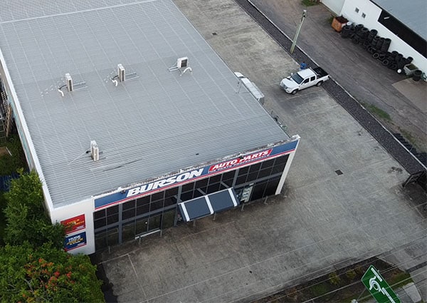 industrial pressure washing services - industrial roof