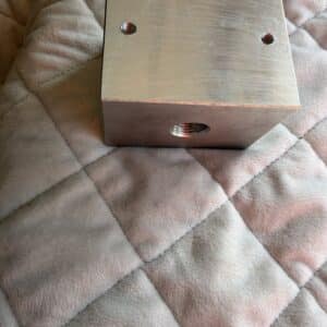 3/8 inch manifold aluminum block