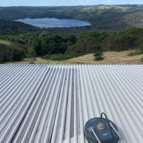 pressure cleaning Brisbane - soft washing metal roof