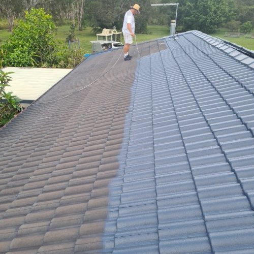 roof painting - paining roof blackroof cleaning Sunshine Coast