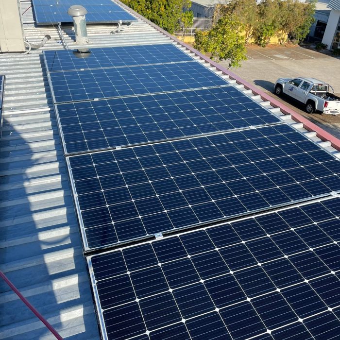 clean panel on roof in Sunshine Coast