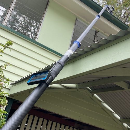 Gutter Cleaning Brisbane - gutter vacuum pipe