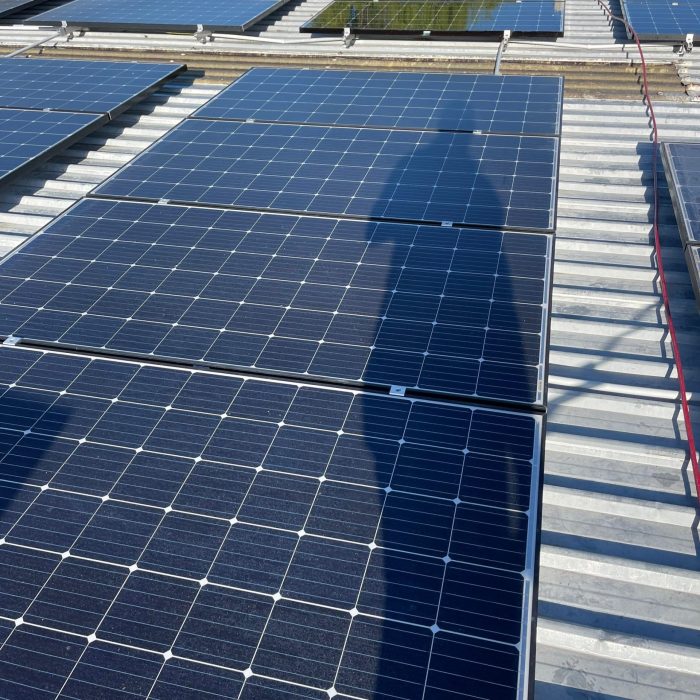 Results after cleaning solar panels in Sunshine Coast