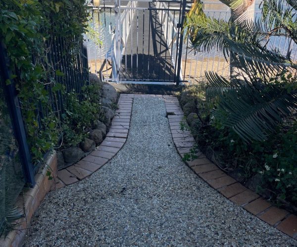 Boat Ramp cleaning - clean walkway going to dock