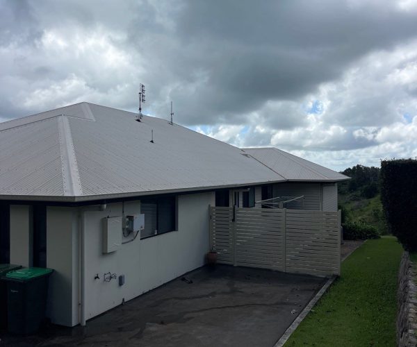 roof painting - clean roof and driveway