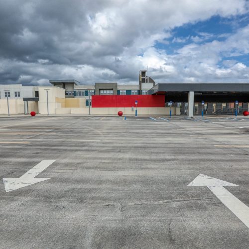 Water Attack Pressure Washing – car park line marking car park line marking - white arrows